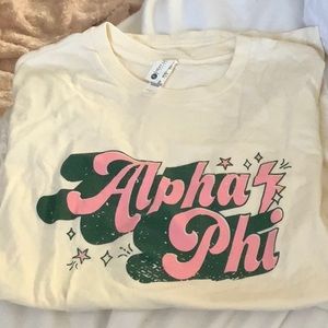 COPY - Alpha phi graphic t shirt
